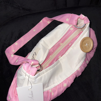 Cindy Pink Button Bag