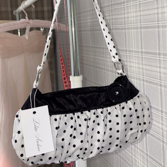 Viscose Button Bag