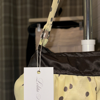 Butter Yellow Button Bag