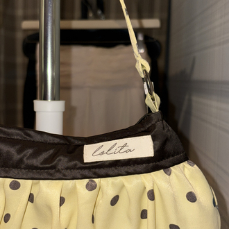 Butter Yellow Button Bag