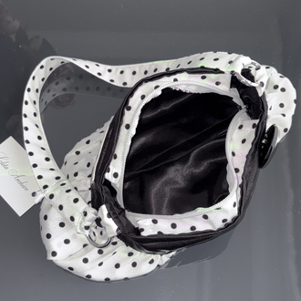 Viscose Button Bag