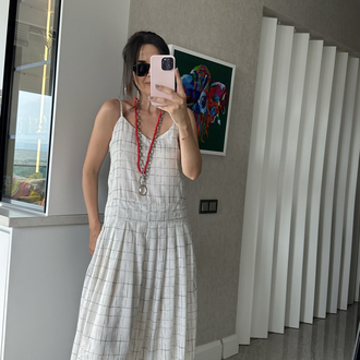 Askılı Astarlı Elbise