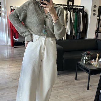 Ekru Palazzo Denim