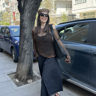 Etek Görünümlü Pantolon(siyah)