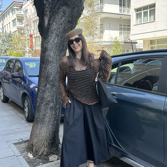 Etek Görünümlü Pantolon(siyah)