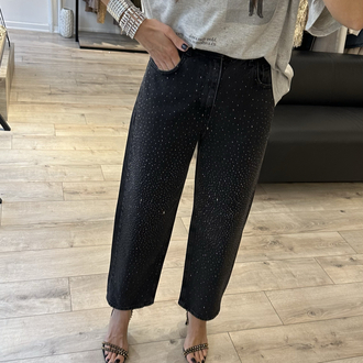 Işıltılı Mom Jean