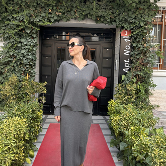 Antrasit Triko Takım