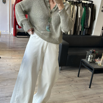 Ekru Palazzo Denim