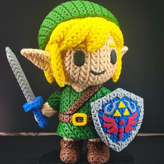 The Legend Of Zelda Örgü Desenli Link Figürü