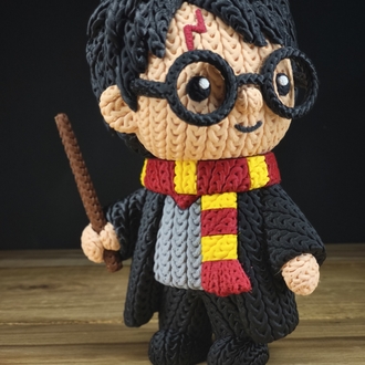 Harry Potter Örgü Desenli Figür