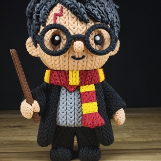 Harry Potter Örgü Desenli Figür