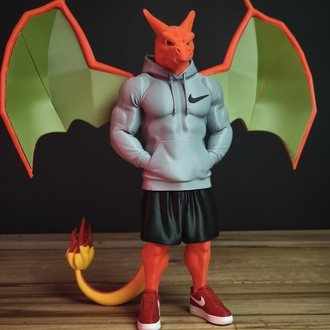 Charizard Urban (Sokak Stili) Kapüşonlu Özel Tasarım

