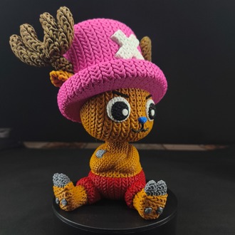 One Piece Örgü Desenli Chopper Figürü