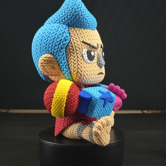 One Piece Örgü Desenli Franky Figürü