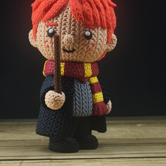 Ron Weasley Örgü Desenli Figür