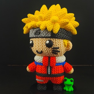 Naruto Örgü Desenli Figür