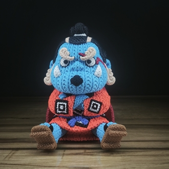 One Piece Örgü Desenli Jinbei Figürü
