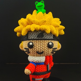 Naruto Örgü Desenli Figür