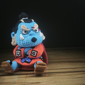 One Piece Örgü Desenli Jinbei Figürü