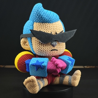 One Piece Örgü Desenli Franky Figürü