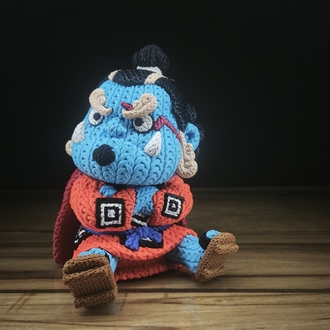 One Piece Örgü Desenli Jinbei Figürü