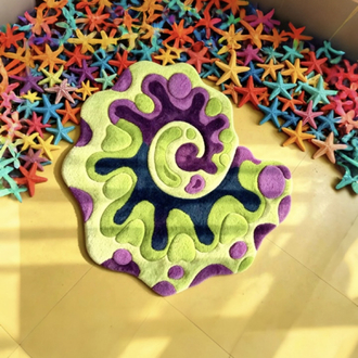 Özel Tasarım Hand-Tufted Dekoratif Halı (Nautilus)