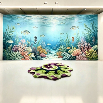 Özel Tasarım Hand-Tufted Dekoratif Halı (Nautilus)