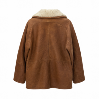 Aldo Colitti Exclusive Vintage Kuzu Derisi Shearling Ceket Kürklü Kaban