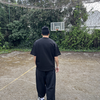 OVERSIZE SİYAH T-SHIRT