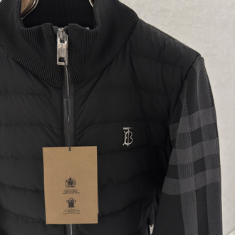 İthal BURBERRY Çelik Örme Mont/Ceket