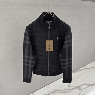 İthal BURBERRY Çelik Örme Mont/Ceket