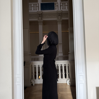 Black aura dress