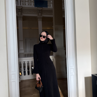 Black aura dress