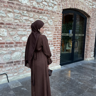 Brown Linen dress
