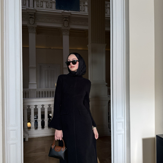 Black aura dress