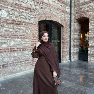 Brown Linen dress