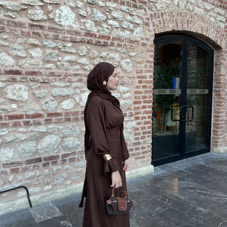 Brown Linen dress