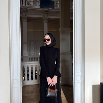 Black aura dress