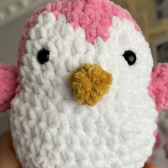 Amigurumi pembe penguen