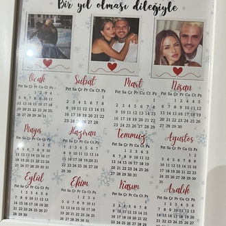 Kişiye Özel çerçeve tasarımı -8(Fotoğraflı Takvim)