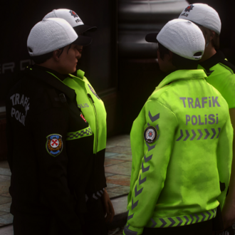 Kadın Trafik Polisi [EUP/Reflective]