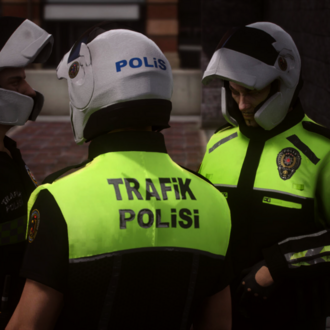 Motosikletli Trafik Polisi [EUP/Reflective]