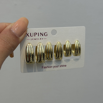 Xuping 14k Basic Halka Set Küpe 2