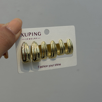 Xuping 14k Basic Halka Set Küpe 2