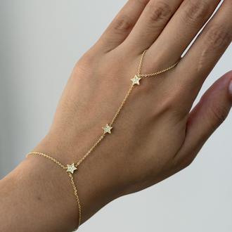 Premium Series Minimal Yıldızlı Şahmeran | Gold