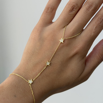 Premium Series Minimal Yıldızlı Şahmeran | Gold