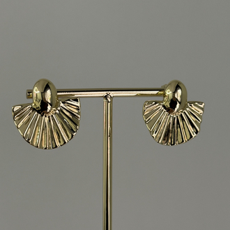 Xuping Yelpaze Küpe | 14k Gold