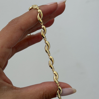 Premium Seri Vintage Damla Bileklik | Gold