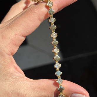 Premium Seri Yonca Bileklik | 14k gold