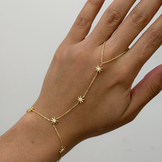 Premium Series Üçlü Minimal Kutup Yıldızı Şahmeran | Gold